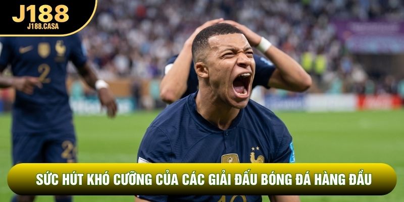 Sức hút khó cưỡng của các giải đấu bóng đá hàng đầu Sức hút khó cưỡng của các giải đấu bóng đá hàng đầu