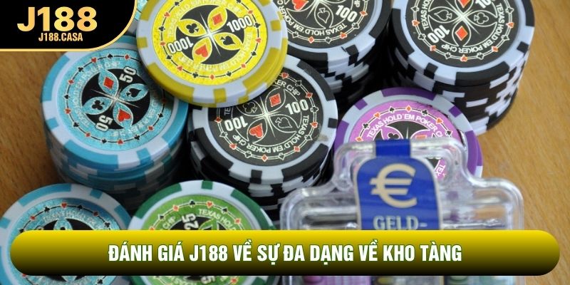 Đánh giá J188 về sự đa dạng về kho tàng 