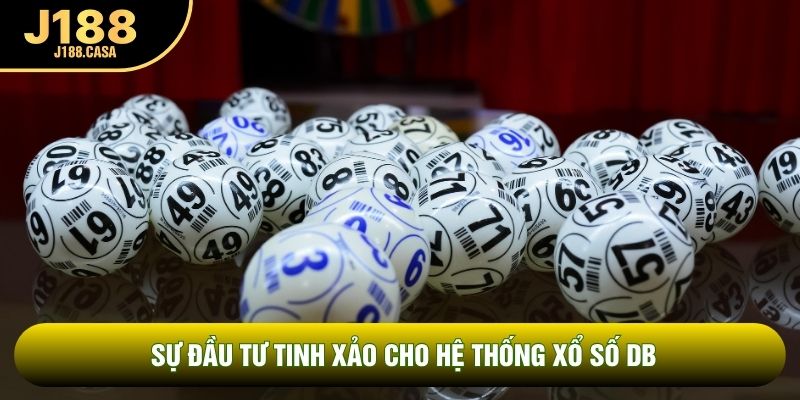 Sự đầu tư tinh xảo cho hệ thống xổ số DB